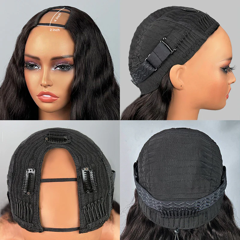 Vshow Butterfly Cut Yaki Body V Part Wigs With Drawstring 100% Human Hair Wigs - Image 11