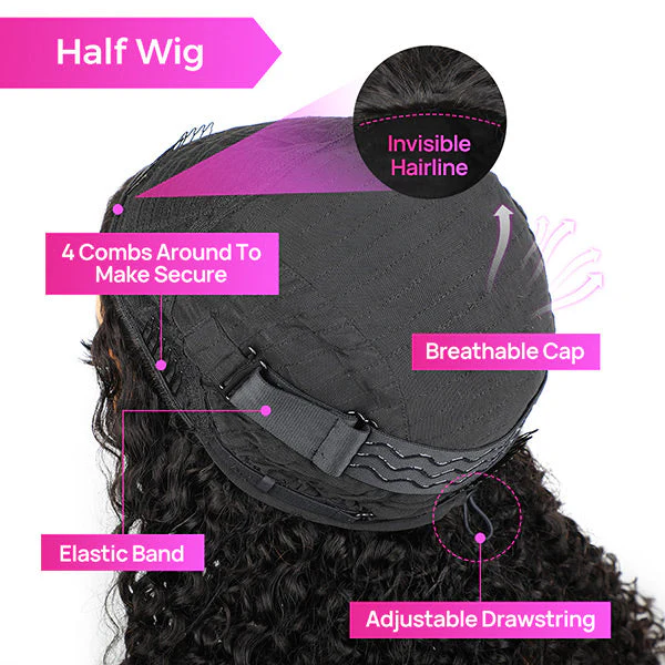 Vshow Butterfly Cut Yaki Body V Part Wigs With Drawstring 100% Human Hair Wigs - Image 7