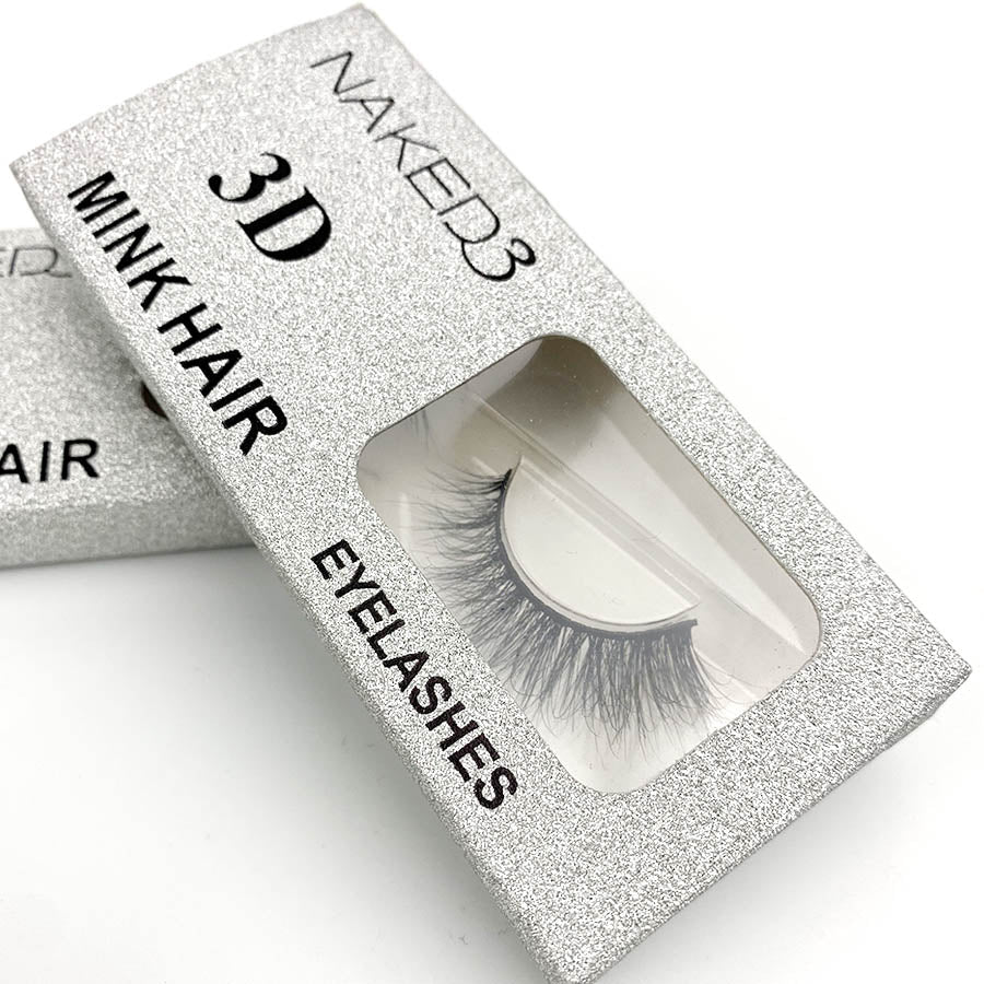 3D Mink Eyelashes for Women's Make Up 15mm Lashes - Image 3