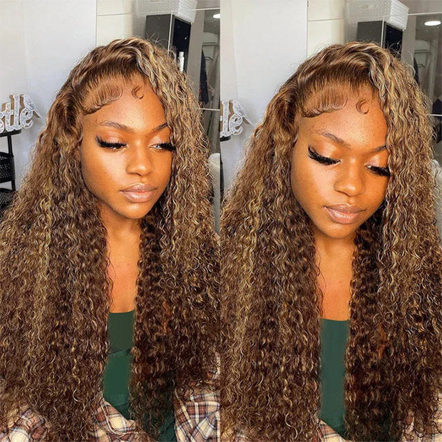 Vshow Water Wave Ombre Highlight Water Wave Human Hair Wear Go Wigs 360 Lace Frontal Wigs With Bleached Knots - Image 10