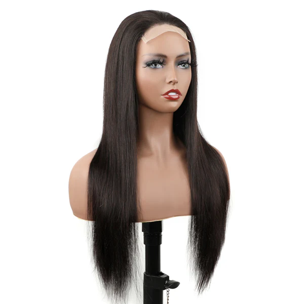 VSHOW Straight Human Hair 4x4 Lace Closure Wigs Natural Black - Image 5
