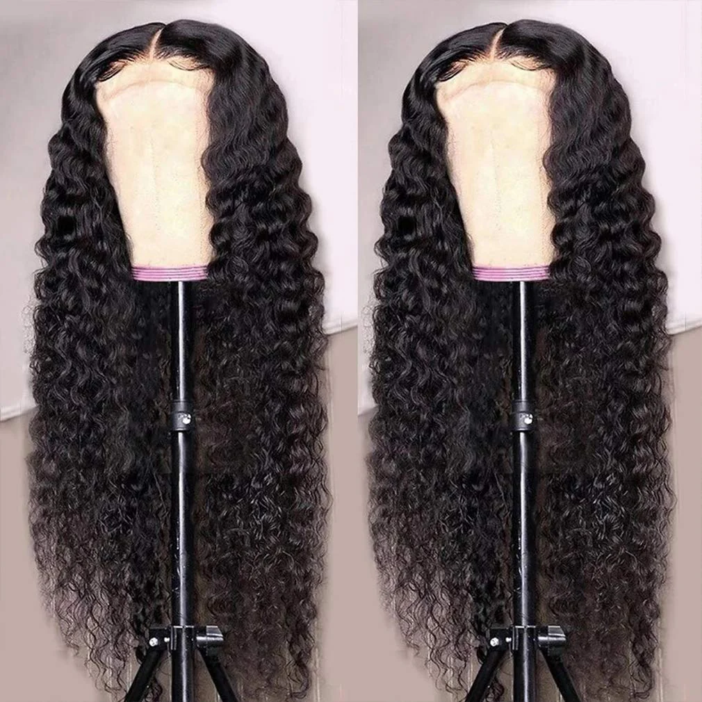 VSHOW Kinky Curly Wig Human Hair Wigs for Women 5x5 Lace Closure Wig Curly Human Hair Wig Lace Wigs - Image 3