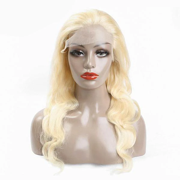VSHOW Honey Blonde Hair Body Wave Hair Styles 613 Hair Color Lace Front Human Hair Wigs 180% Density - Image 4