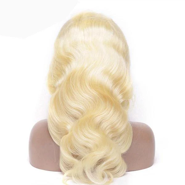 VSHOW Honey Blonde Hair Body Wave Hair Styles 613 Hair Color Lace Front Human Hair Wigs 180% Density - Image 5