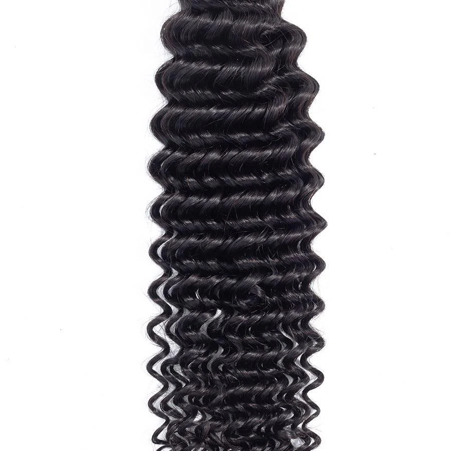 VSHOW HAIR Premium 9A Brazilian Virgin Human Hair Deep Wave 3 or 4 Bundles with Closure Popular Sizes - Image 10