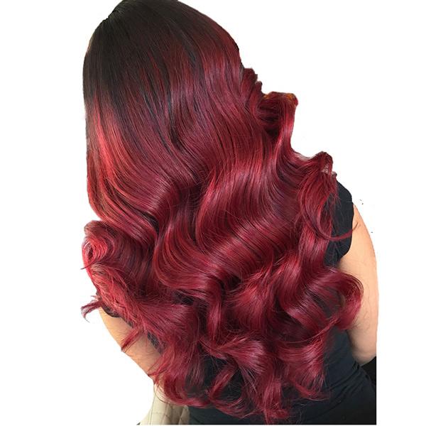 VSHOW Burgundy Dark Red Hair Body Wave Wig 99j Hair Color Human Hair Wigs Near Me - Image 4