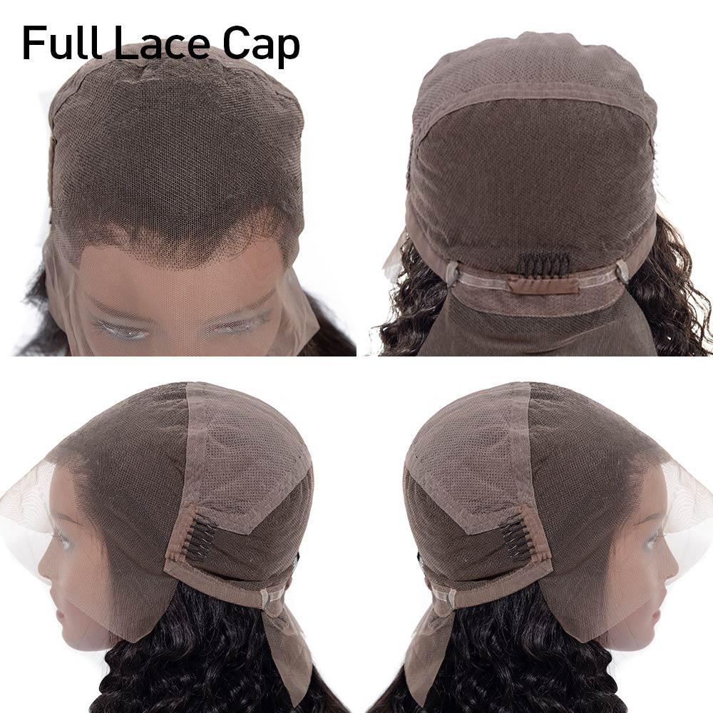 VSHOW Afro Curly Full Lace Wigs For Black Women Natural Blend Curly Vrigin Hair Wigs - Image 4