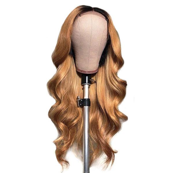 VSHOW HAIR Blonde 1b 27 Virgin Body Wave Human Hair Lace Front Wigs - Image 3