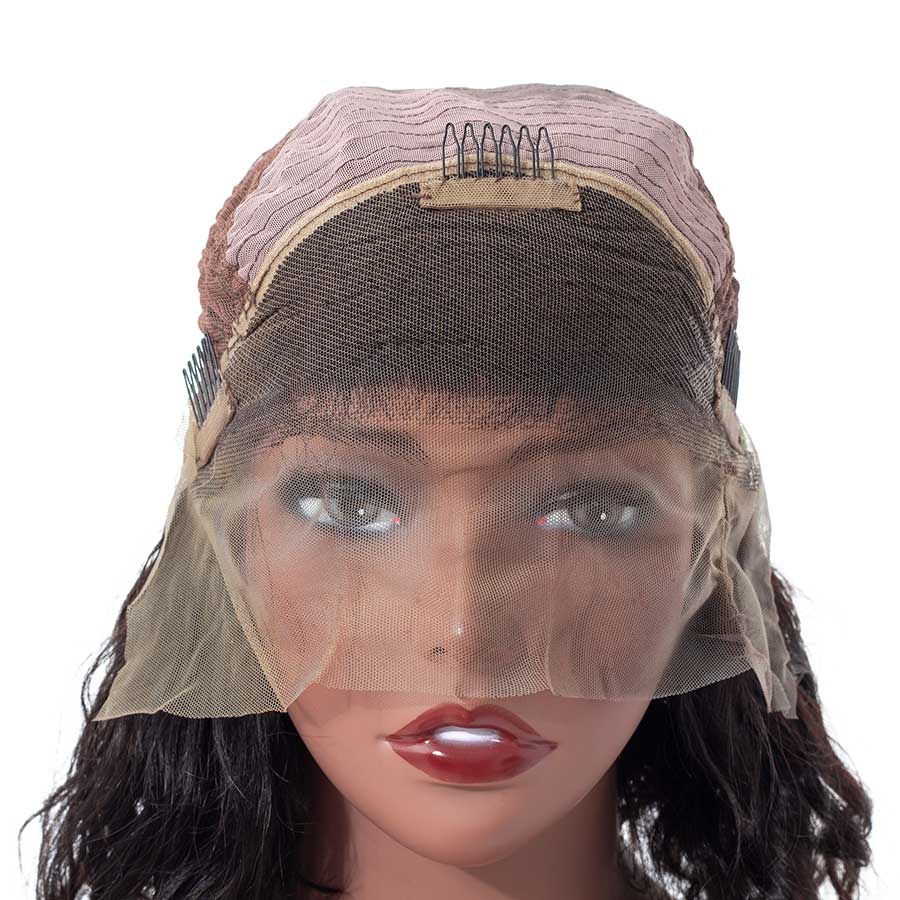 VSHOW Bob Body Wave Human Hair Lace Front Wigs Pre Plucked With Baby Hair Natural Black - Image 6