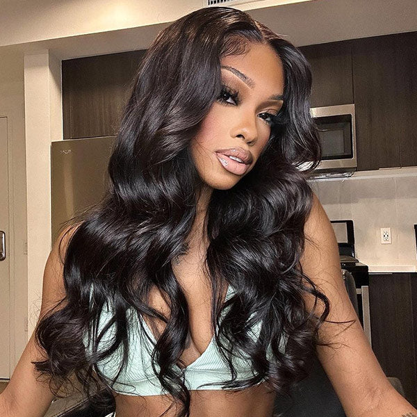 VSHOW HD Lace Bleached Knots Wigs Body Wave Hair 4x4/5x5 Lace Closure Wigs 150% Density - Image 3