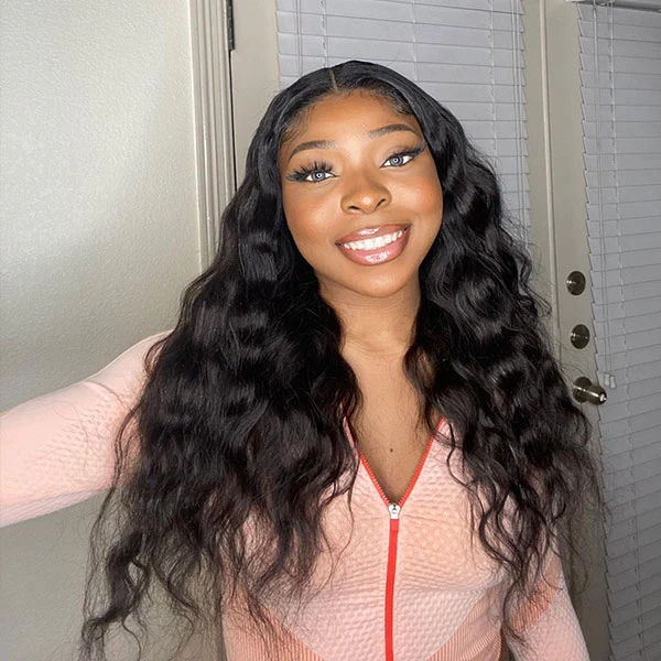 VSHOW HD Lace Front Wigs Loose Deep Wave Frontal Wig Bleached Hair Knots - Image 3