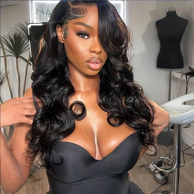 VSHOW Body Wave Glueless Human Hair Wigs 13x4 13x6 Lace Front Wear Go Wigs For Women - Image 3