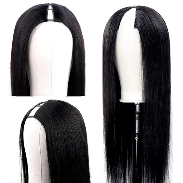 VSHOW No Leave Out Glueless Wigs V Part Wigs Straight Hair Wigs Ready To Go Human Hair Wigs - Image 3