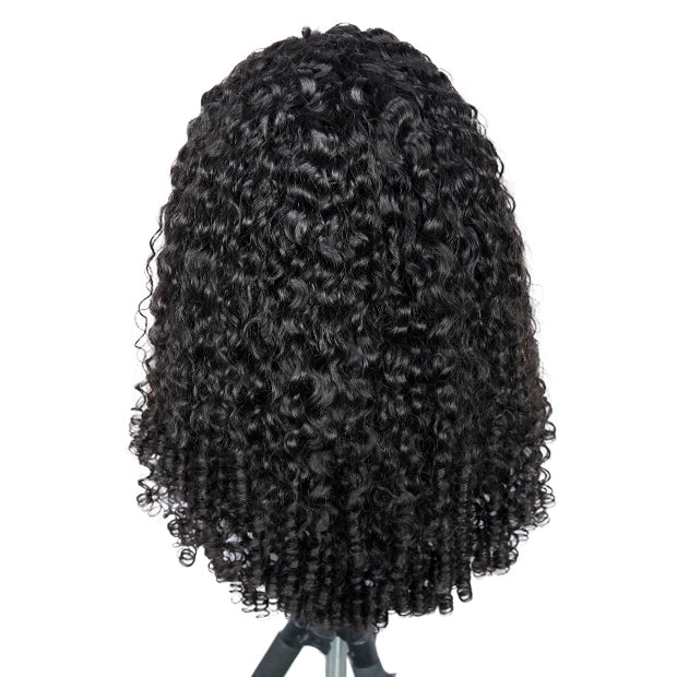 Vshow Bouncy Spiral Curls 3 In 1 Half Wigs 250% Density Flip Over Human Hair Wigs For Women - Image 5