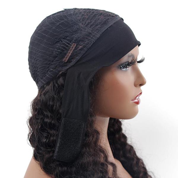 VSHOW Full Wigs Deep Wave Hair Headband Wigs 250% Density Glueless None Lace Wig - Image 7