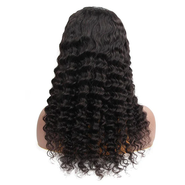VSHOW HAIR None Lace Wigs Deep Wave Human Hair U Part Wigs Natural Color - Image 3