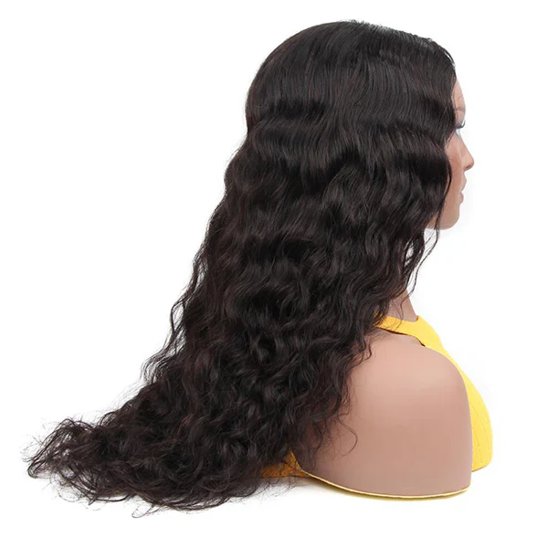 VSHOW HAIR Loose Deep Wave Human Hair U Part Wigs Natural Black - Image 4