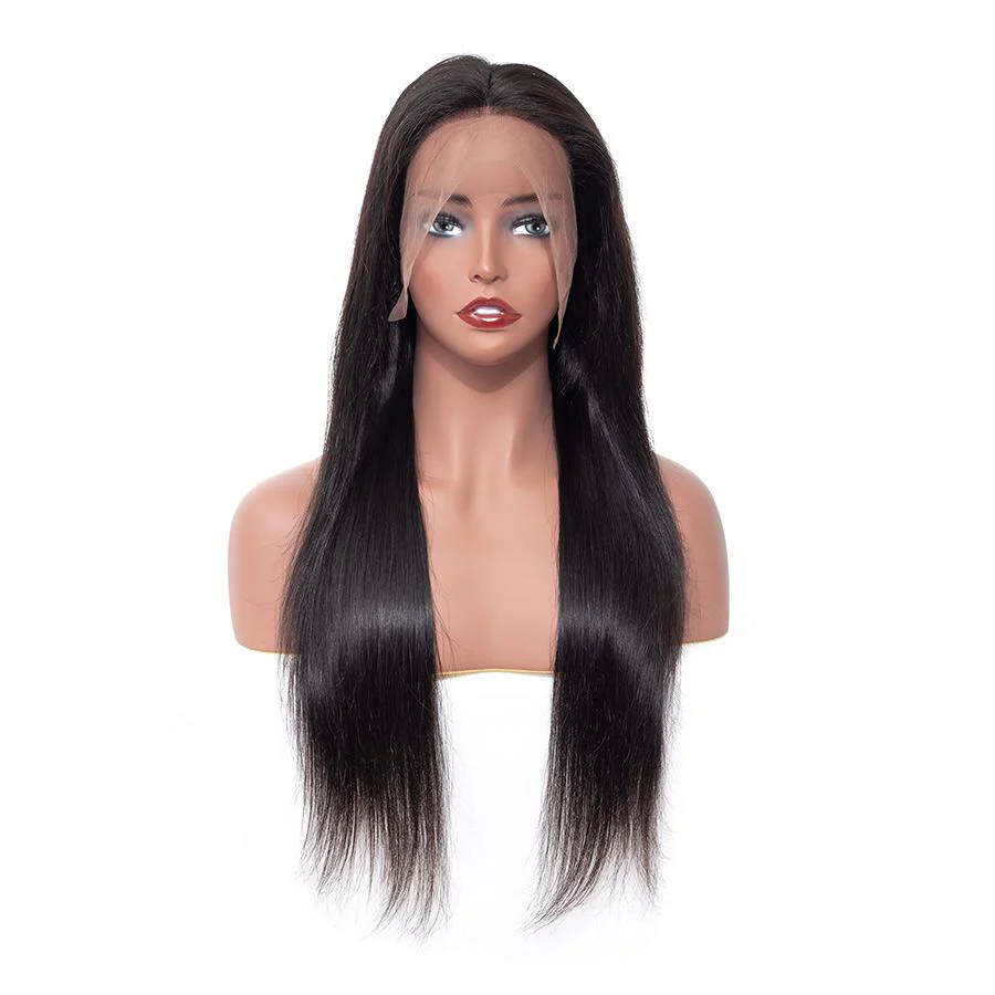 VSHOW Bleached Knots Straight Hair 13x6 Lace Front Human Hair Wigs Trendy Shoulder Length Straight Hair Wear Go Wigs - Image 4