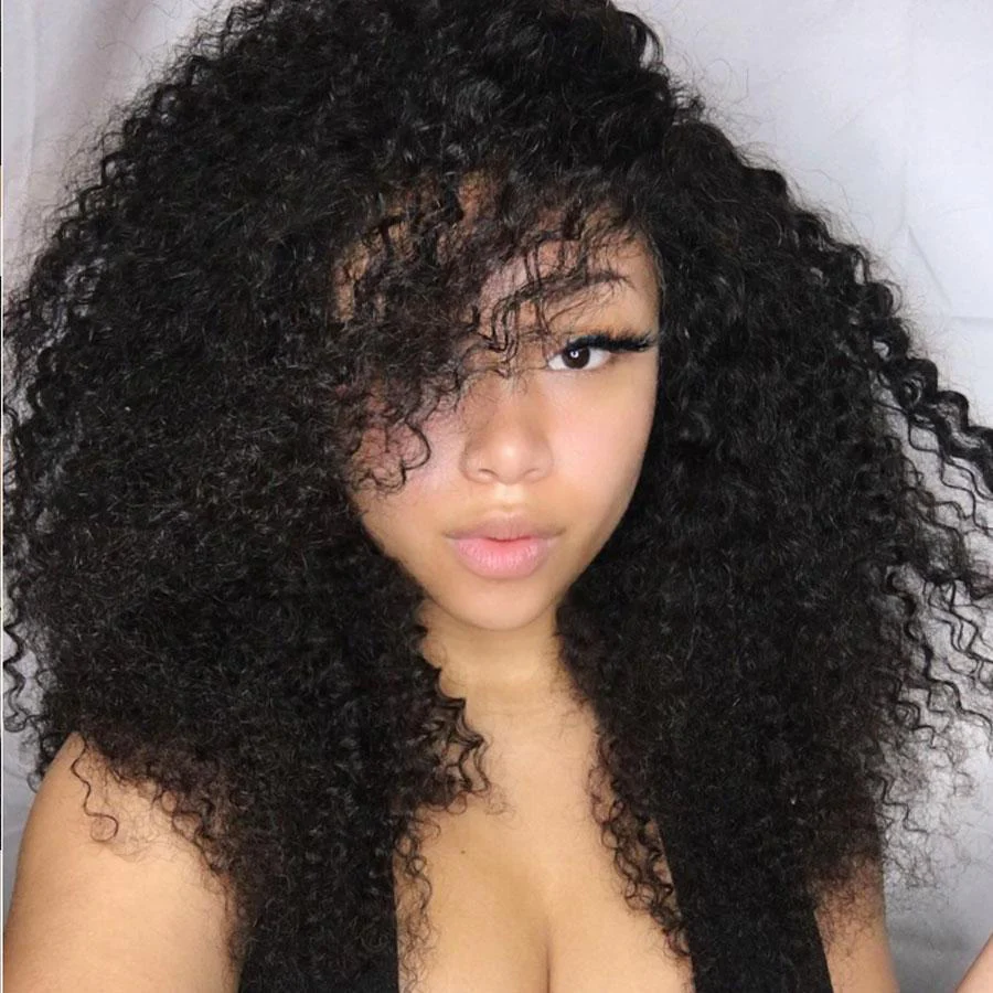 VSHOW HAIR Premium 9A Brazilian Virgin Human Hair Kinky Curly 3 or 4 Bundles with Closure Popular Sizes - Image 11