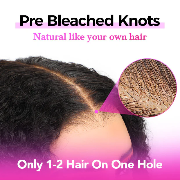 Bleached Knots Deep Wave 9x6 T Part Human Hair Glueless Wigs With Adjustable Drawstring - Image 6