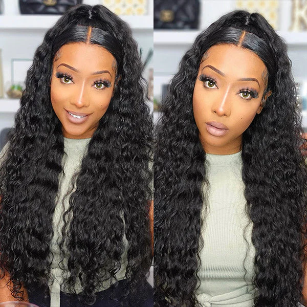 Clearance Sale Vshow Loose Deep 13x4 Lace Front Wig Transparent Lace Human Hair Wigs Pre Plucked Hairline - Image 4
