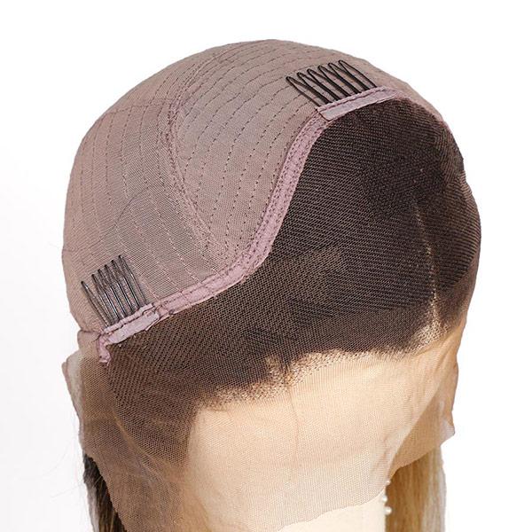 VSHOW HAIR Blonde 1b 27 Virgin Straight Human Hair Lace Front Wigs - Image 5