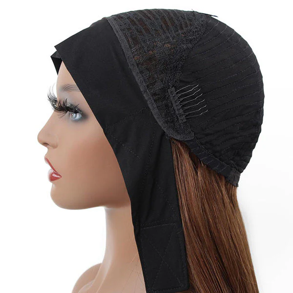 VSHOW HAIR Premium #4 Brown Straight Hair Headband Wigs 180% Density Glueless None Lace Wig - Image 7
