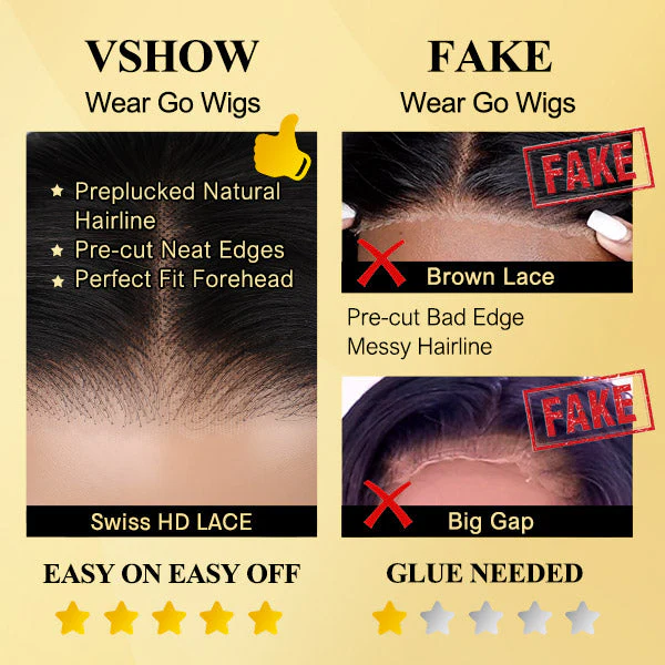 Crownmecutie Body Wave Wear Go Glueless Wigs 4x6 Pre-cut HD Lace Wigs - Image 3