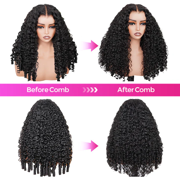 Burmese Curly Hair 10x6 Pre Cut Lace Wear Go Glueless Human Hair Wigs With Natural Hairline - Image 5