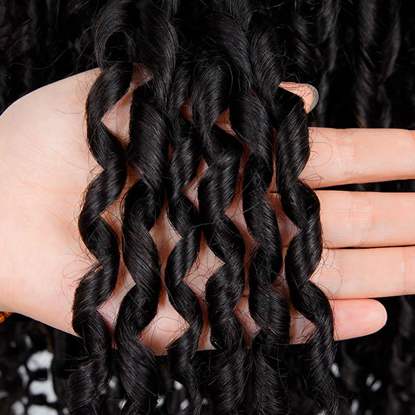 Vshow Finger Coiling Curly Human Hair Glueless Wigs Bleached Knots Wear Go Wigs With Drawstring - Image 3