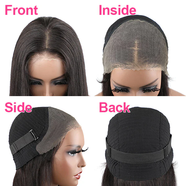 VSHOW Glueless Wigs Swiss HD Lace Front Wigs 13x4 Lace Human Hair Wear Go Wig 180% Density - Image 5