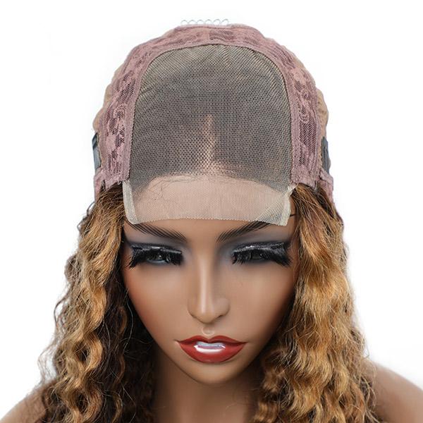 VSHOW HAIR Ombre Honey Blonde Highlight Lace Front Deep Wave Human Hair Wigs - Image 6