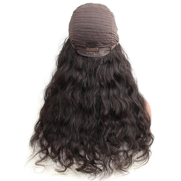 VSHOW HAIR Loose Deep Wave Human Hair None Lace Wigs with Bangs - Image 3