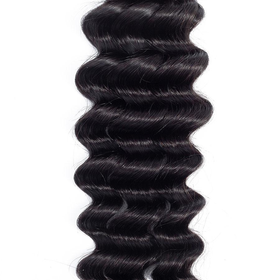 VSHOW HAIR Premium 9A Indian Virgin Human Hair Loose Deep Wave 3 or 4 Bundles with Closure Popular Sizes - Image 7