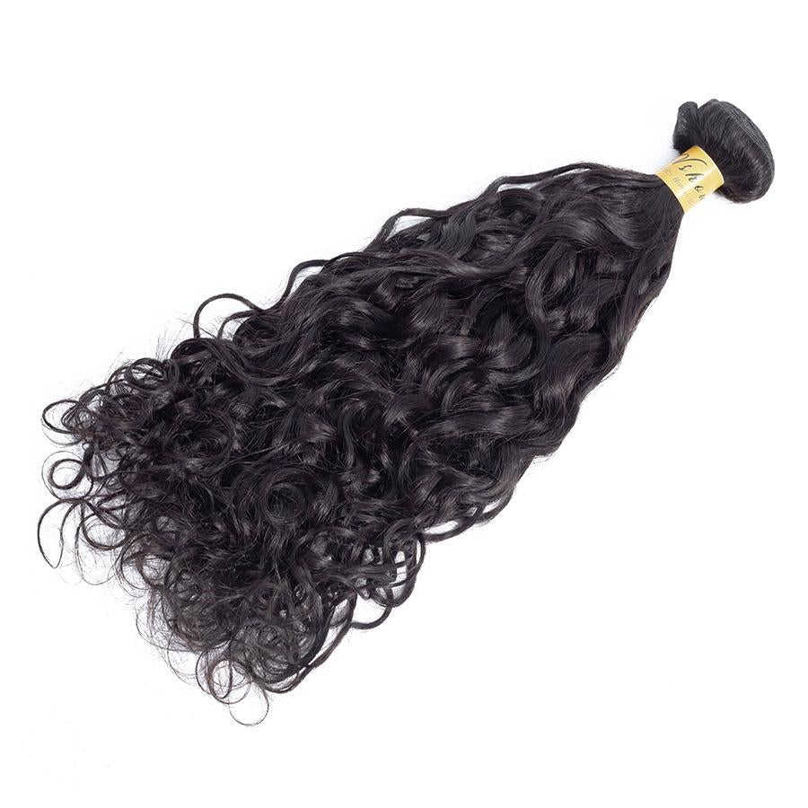 VSHOW HAIR Premium 9A Indian Human Virgin Hair Natural Wave Natural Black 3 Bundles Deal - Image 5