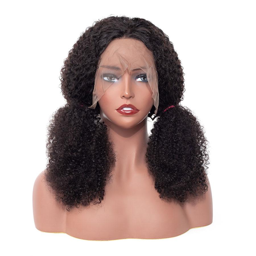 VSHOW Full Lace Wig Kinky Curly Human Hair Wigs Pre Plucked Curly Wigs for Women - Image 4
