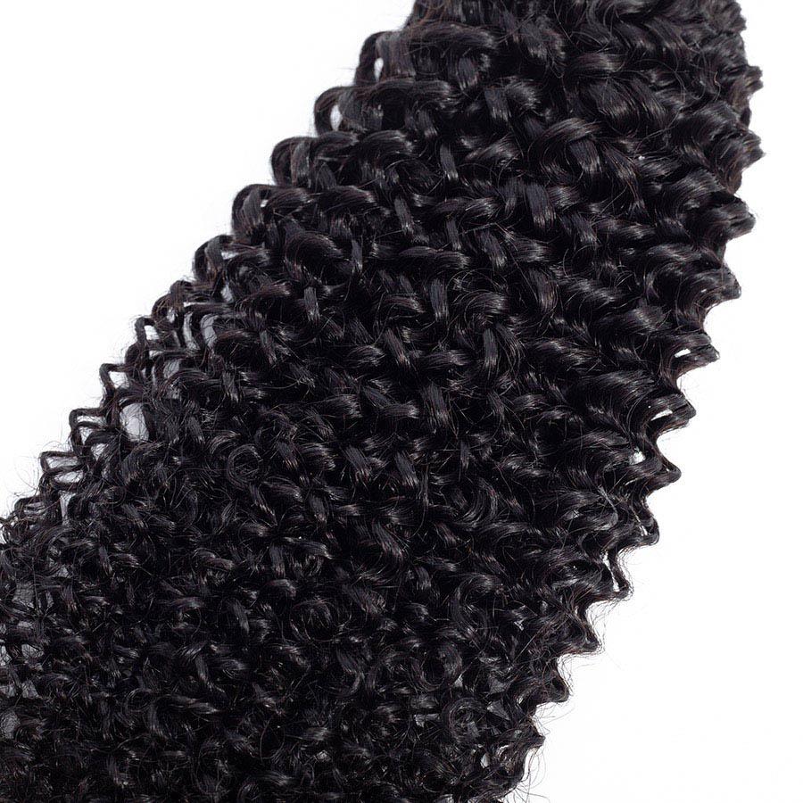 VSHOW HAIR Premium 9A Virgin Human Hair Sample Kinky Curly 1 or 2 Bundles Natural Black - Image 8