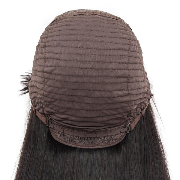 VSHOW Human Hair Wigs Straight Human Hair None Lace Wigs with Bangs - Image 7