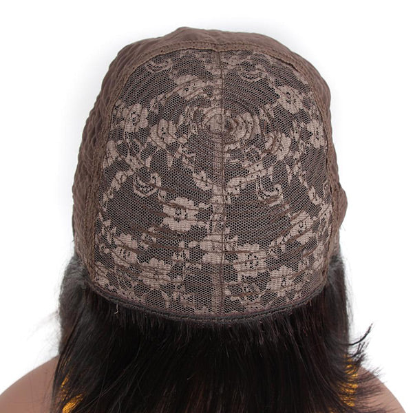 VSHOW Human Hair Wigs Straight Human Hair None Lace Wigs with Bangs - Image 9