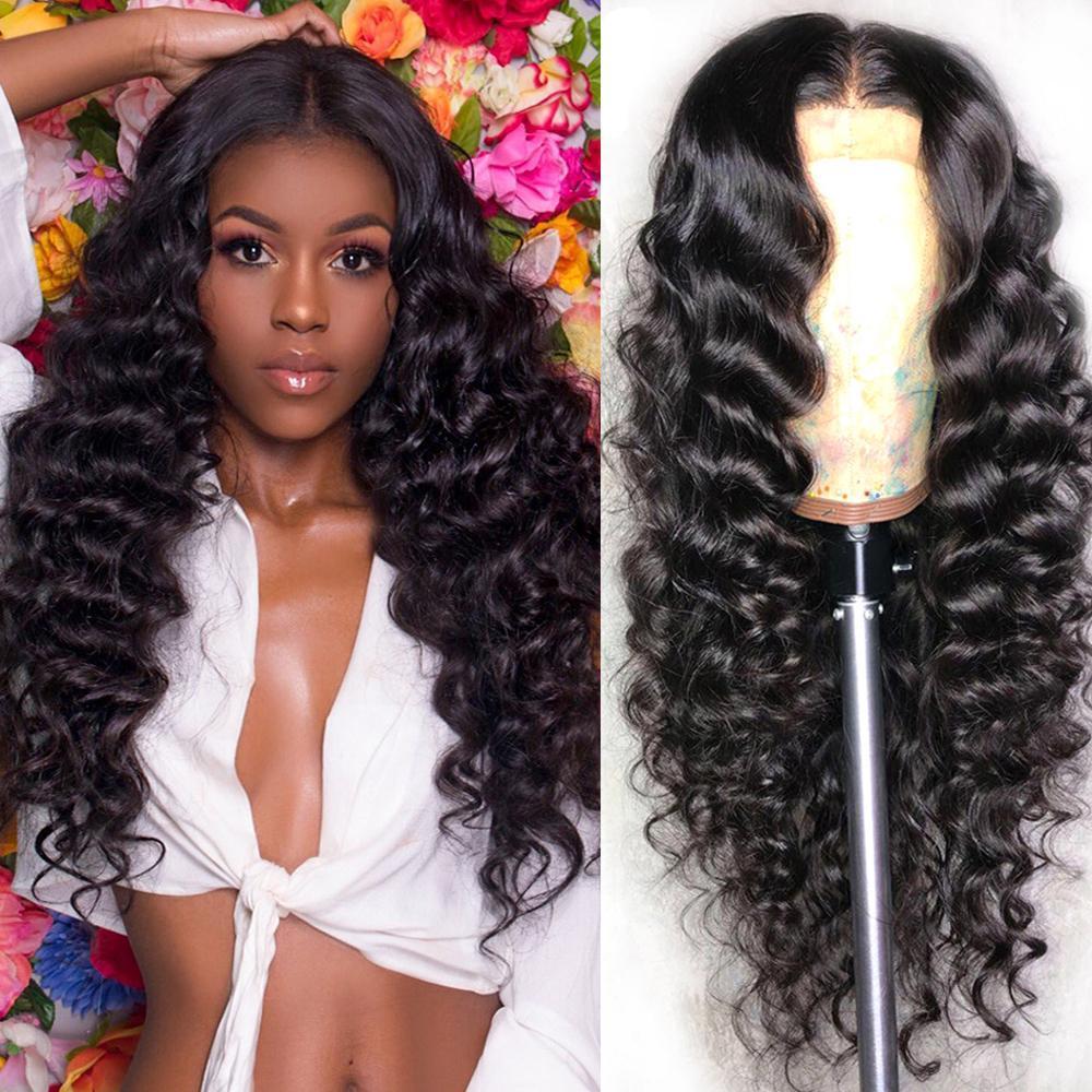 VSHOW HD Lace Bleached Knots Wigs 4x4/5x5 Loose Deep Wave Closure Wigs 150% Density - Image 4