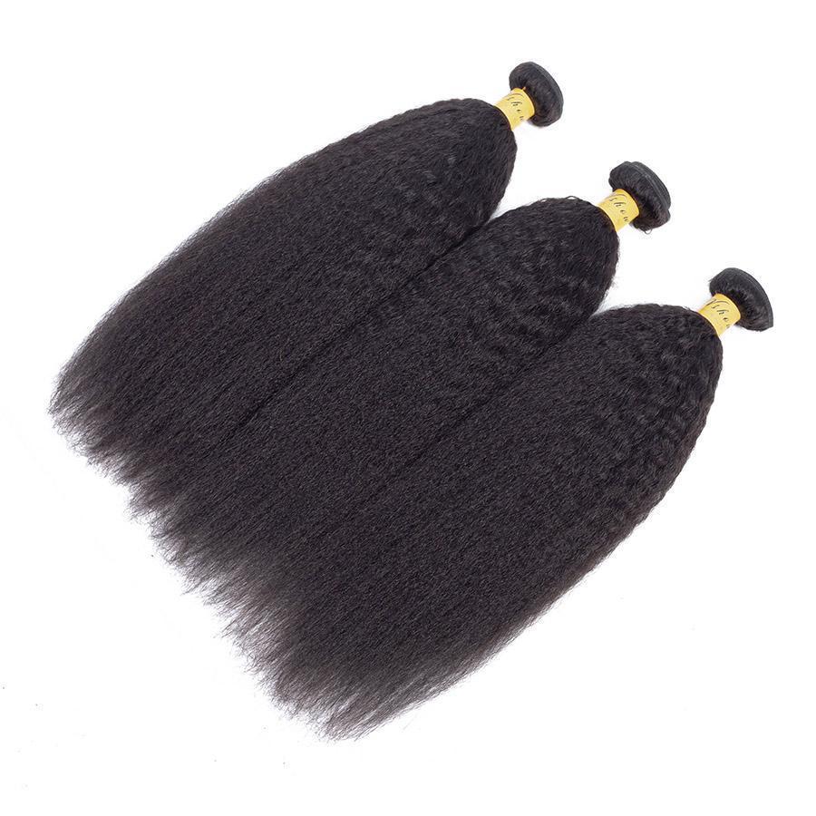 VSHOW HAIR Premium 9A Malaysian Virgin Human Hair YaKi 3 or 4 Bundles with Closure Popular Sizes - Image 5