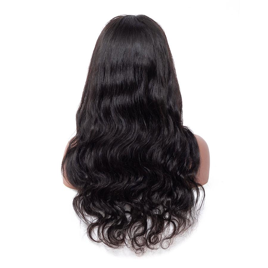 VSHOW HAIR Premium 9A Body Wave Human Hair Full Lace Wigs Natural Black - Image 4