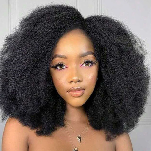 No Weft Afro Curly Hair Bulk Knotless Human Braiding Hair Unprocessed Virgin Human Hair Weaving - Image 4