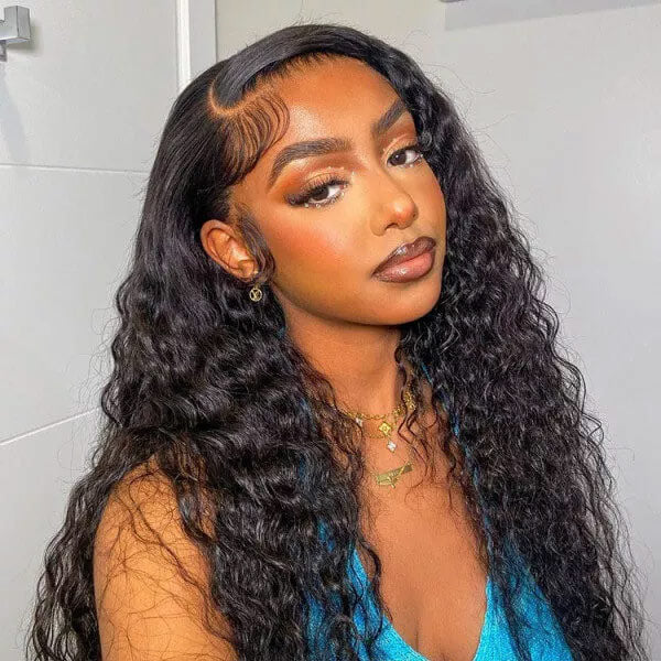 VSHOW Water Wave Hair Curly 13x4/13x6 Lace Front Wigs Human Hair Wet And Wavy Wigs - Image 4