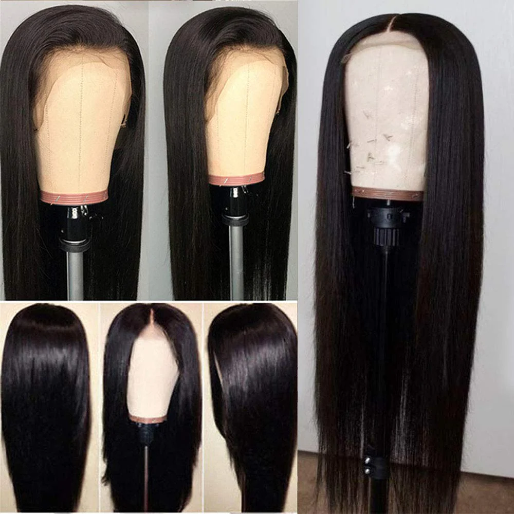 VSHOW Bleached Knots 13x4 HD Lace Front Wigs 250% Density Straight Hair Wigs For Black Women - Image 3