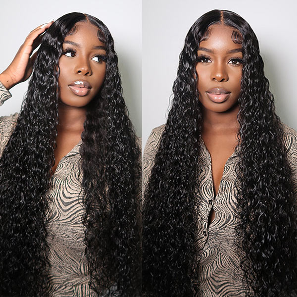 VSHOW Undetectable Invisible Swiss HD Lace Water Wave Hair 13x4 13x6 Frontal Wigs - Image 5