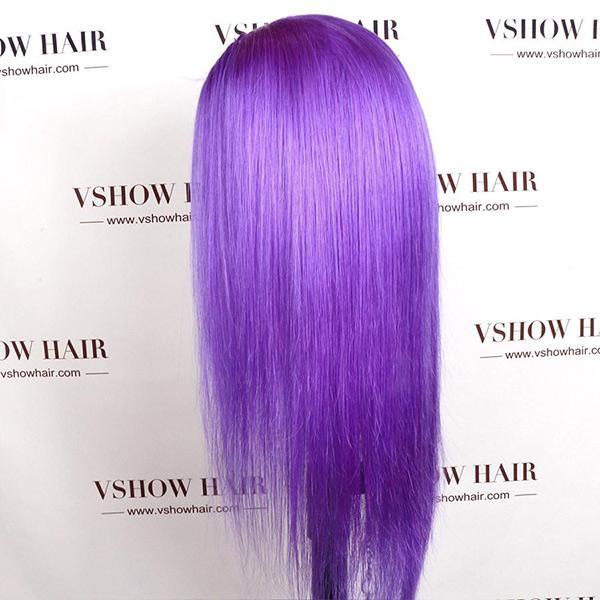 VSHOW Purple Hair Ideas Straight Hair Hairstyles Lace Front Wigs Human Hair 13x4 And 4x4 Lace Wigs - Image 3