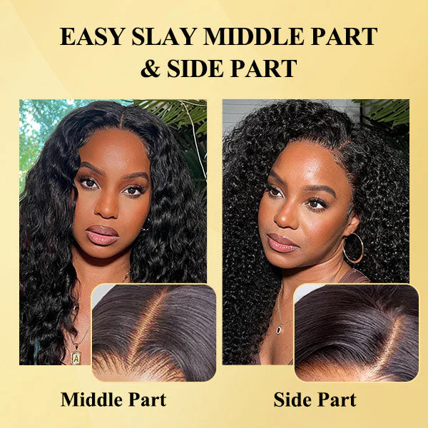 Vshow Afro Curly Hair Pre-plucked Glueless Wear Go Wigs Pre-cut HD Lace Wig - Image 8