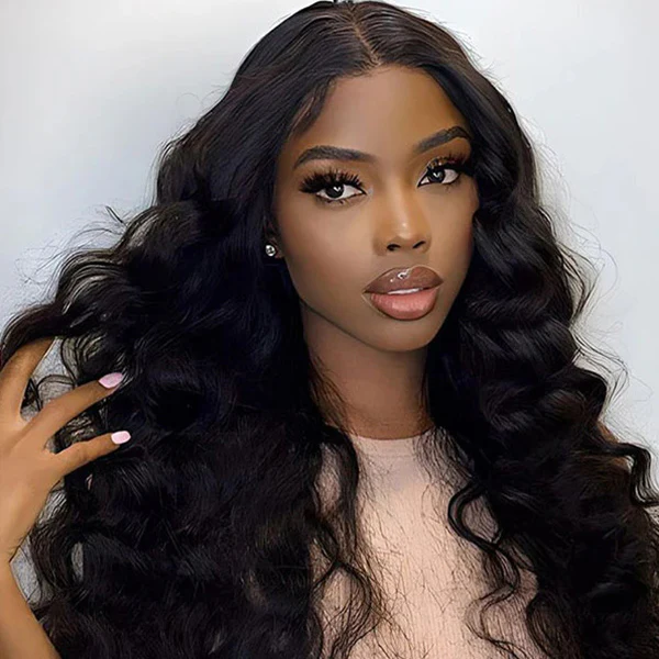 Layered Cut Pre-bleached 7x5 Wear Go Wigs 180% Density Face-Framing Body Wave Human Hair Wigs - Image 10
