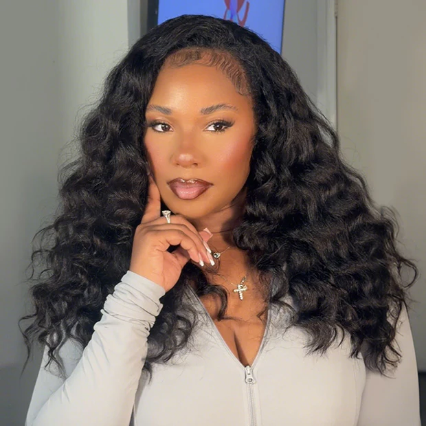 3 In 1 Half Wigs 250% Density Kinky Straight Human Hair Wigs Full Machiine Made Wigs With Natural Hairline - Image 5